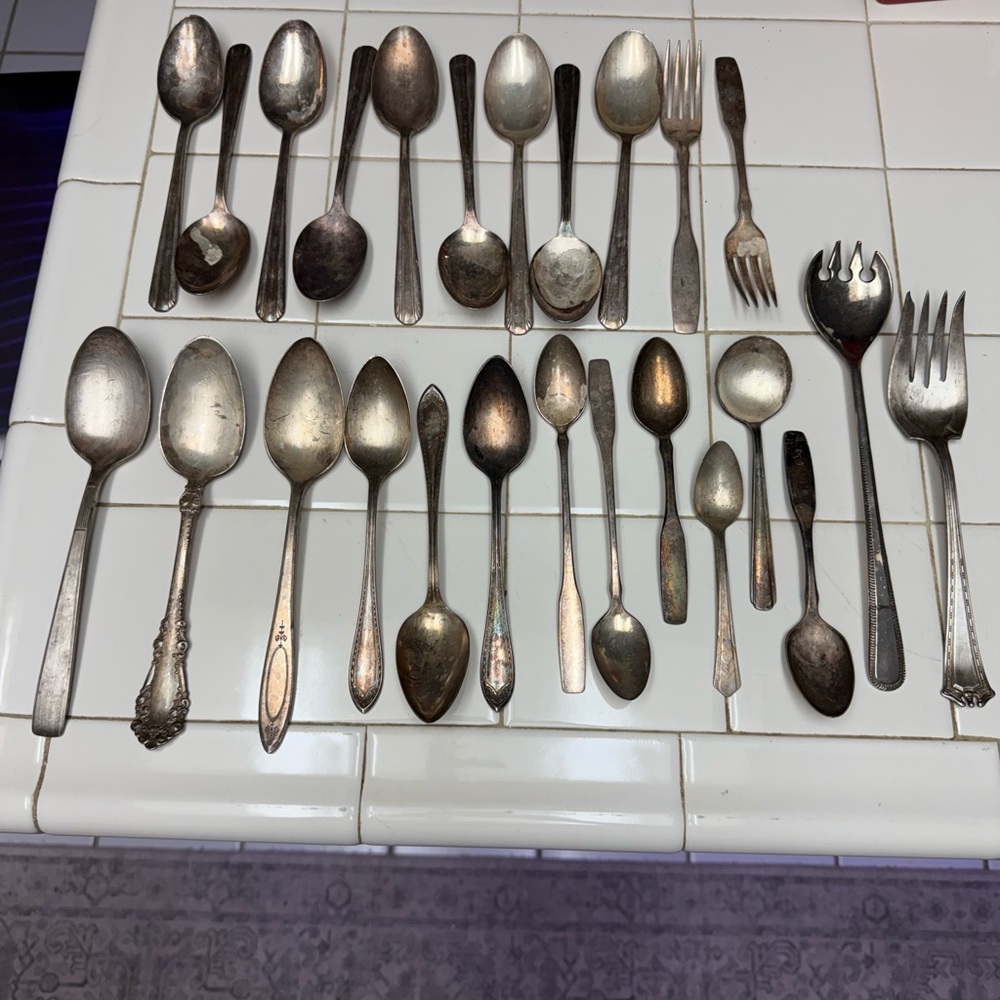 Vintage Silverware Set